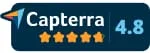 capterra-review-stats 4.8 Capterra stars crest