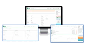 Screenshots of the DQM software