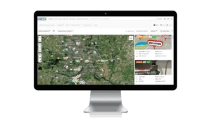 Screenshot of the RediComps software on a monitor screen