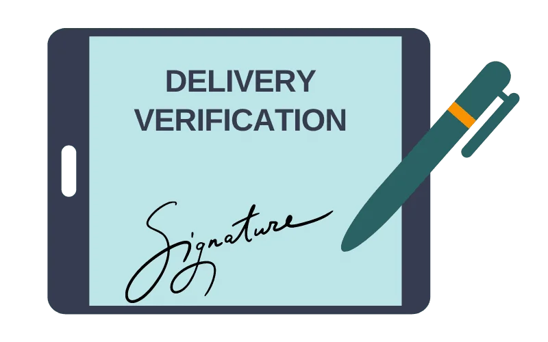 Benefits of Proof of Delivery - signature proof of delivery example